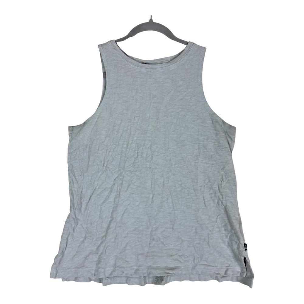 The North Face Tank Top Womens‎ Medium Gray Crew Neck 100% Cotton Jersey Casual